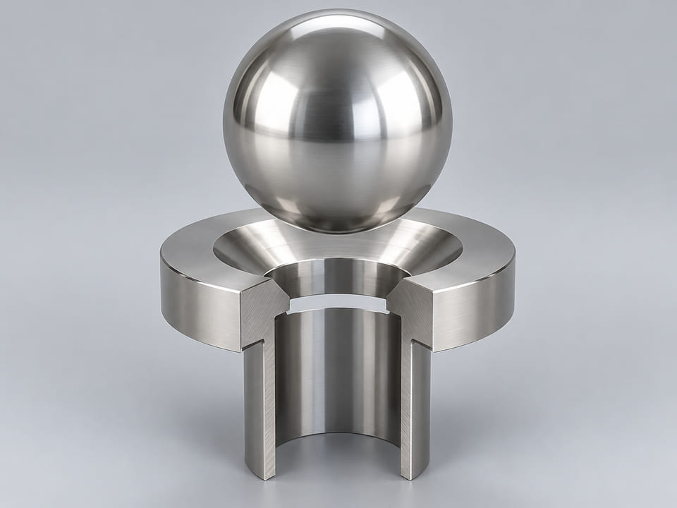 CGI illustration of 316/316L Stainless Balls