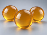 CGI product concept of Polyurethane Balls; illustrative material and geometry