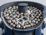 Conceptual CGI: Shaped Grinding & Finishing Media in its application