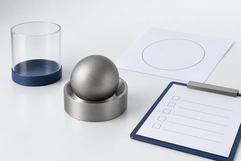 Product sample, drawing and acceptance notes for an enquiry