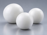 CGI product concept of UHMWPE Balls; illustrative material and geometry