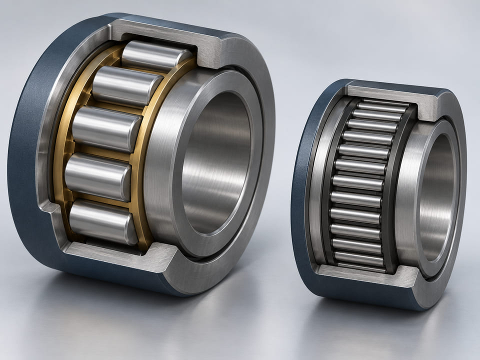 CGI illustration of Cylindrical & Needle Rollers