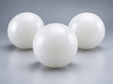 CGI product concept of HDPE Balls; illustrative material and geometry