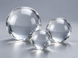 CGI product concept of PMMA Acrylic Balls; illustrative material and geometry