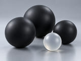 CGI product concept of Solid Elastomer Balls; illustrative material and geometry