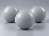 CGI product concept of Rigid PVC Balls; illustrative material and geometry