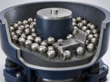 Conceptual CGI: Grinding & Burnishing Balls in its application