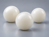 CGI product concept of PVDF Balls; illustrative material and geometry