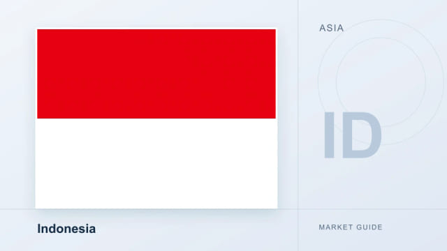 Indonesia flag on a MEITUO local market guide cover